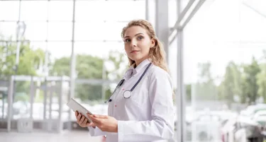 Lekarz stażysta w pracy korzysta z ubezpieczenia zdrowotnego z OC dobrowolnym od INTER Polska.