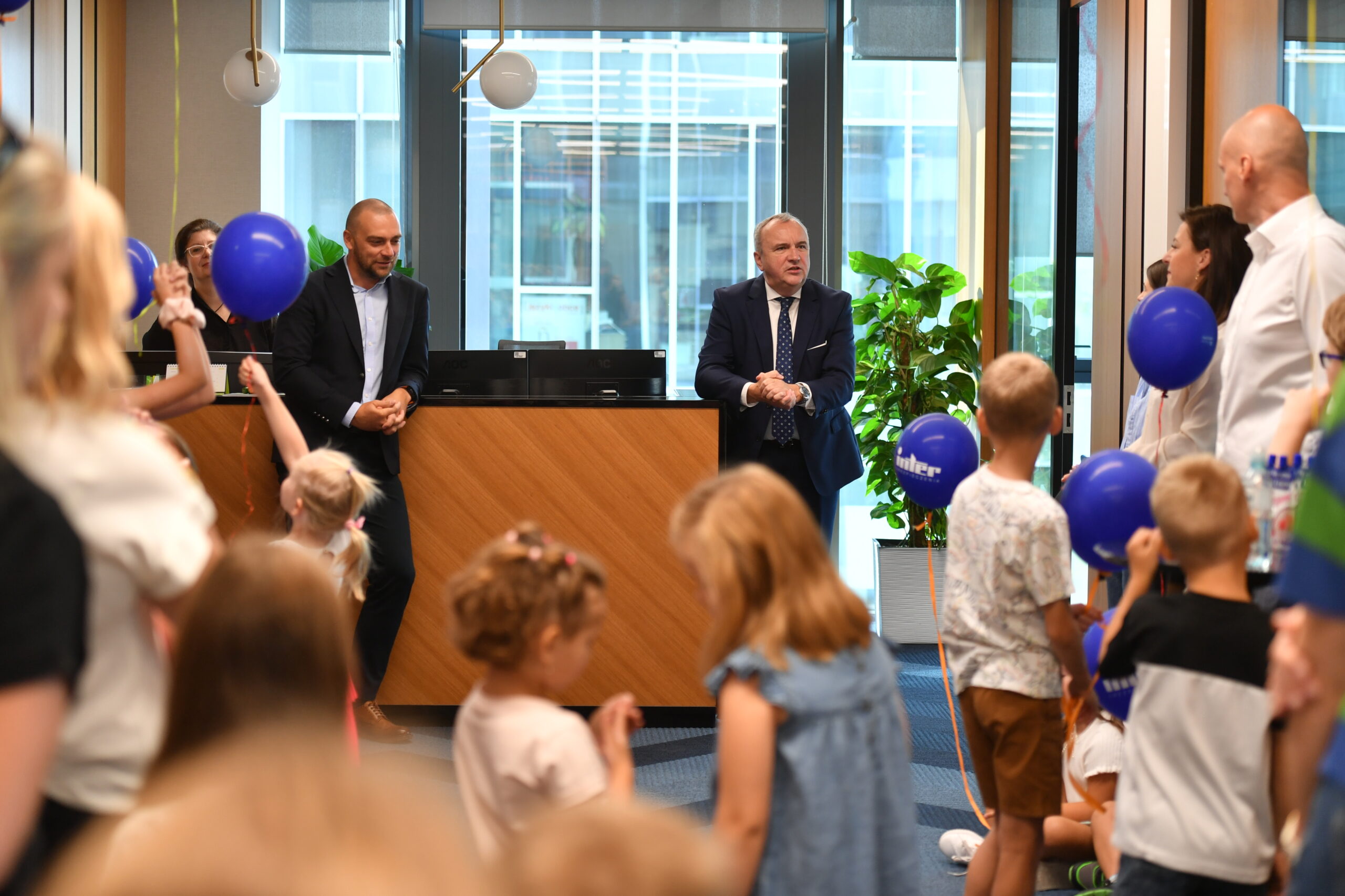 Członkowie zarządu INTER Polska podczas Family Day (Dzień Rodzinny)